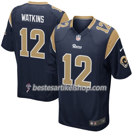 Herren Los Angeles Rams Trikot Sammy Watkins 12 Nike Navy